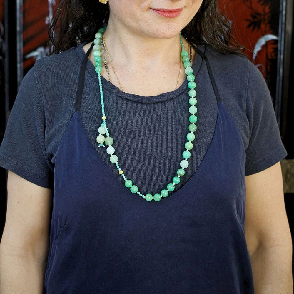 Chrysoprase Lariat - Image 3