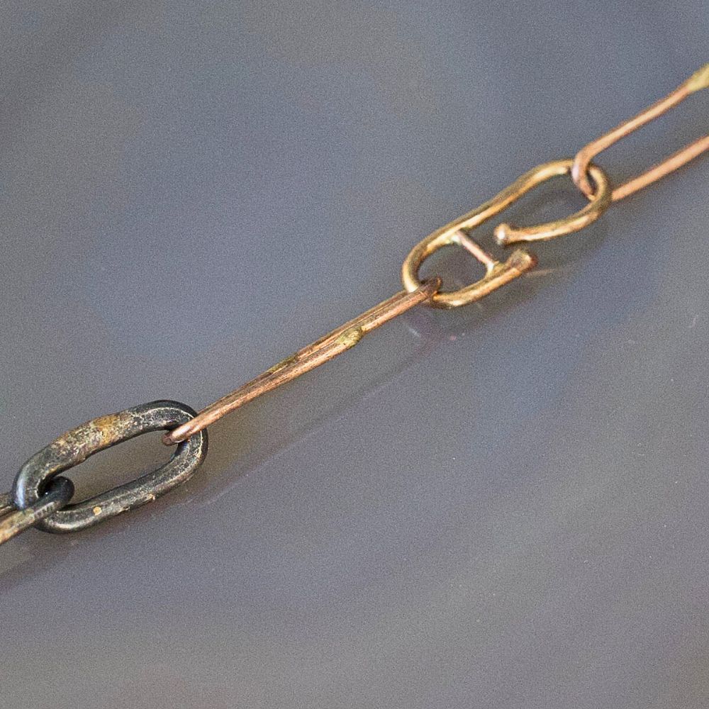 Mixed Metal Heavy Link Chain - Image 3